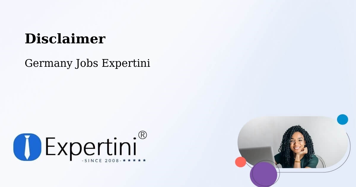 Disclaimer – Ehekirchen - Germany Jobs Expertini
